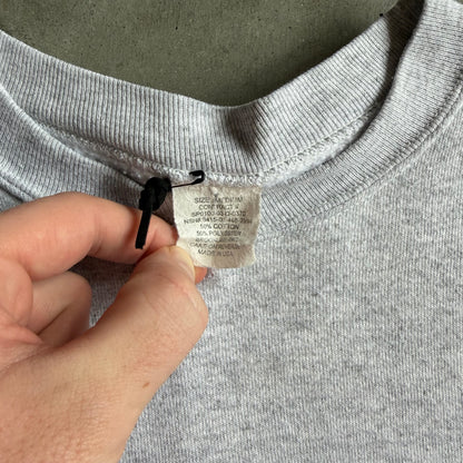 Vintage US Army Spellout Heather Grey Crewneck
