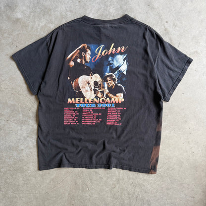 Y2K John Mellencamp Bootleg ‘Rap Tee’ 2001 Tour T Shirt