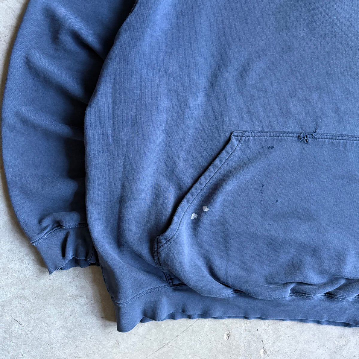 Vintage Nike Chopped Hood Navy Hoodie