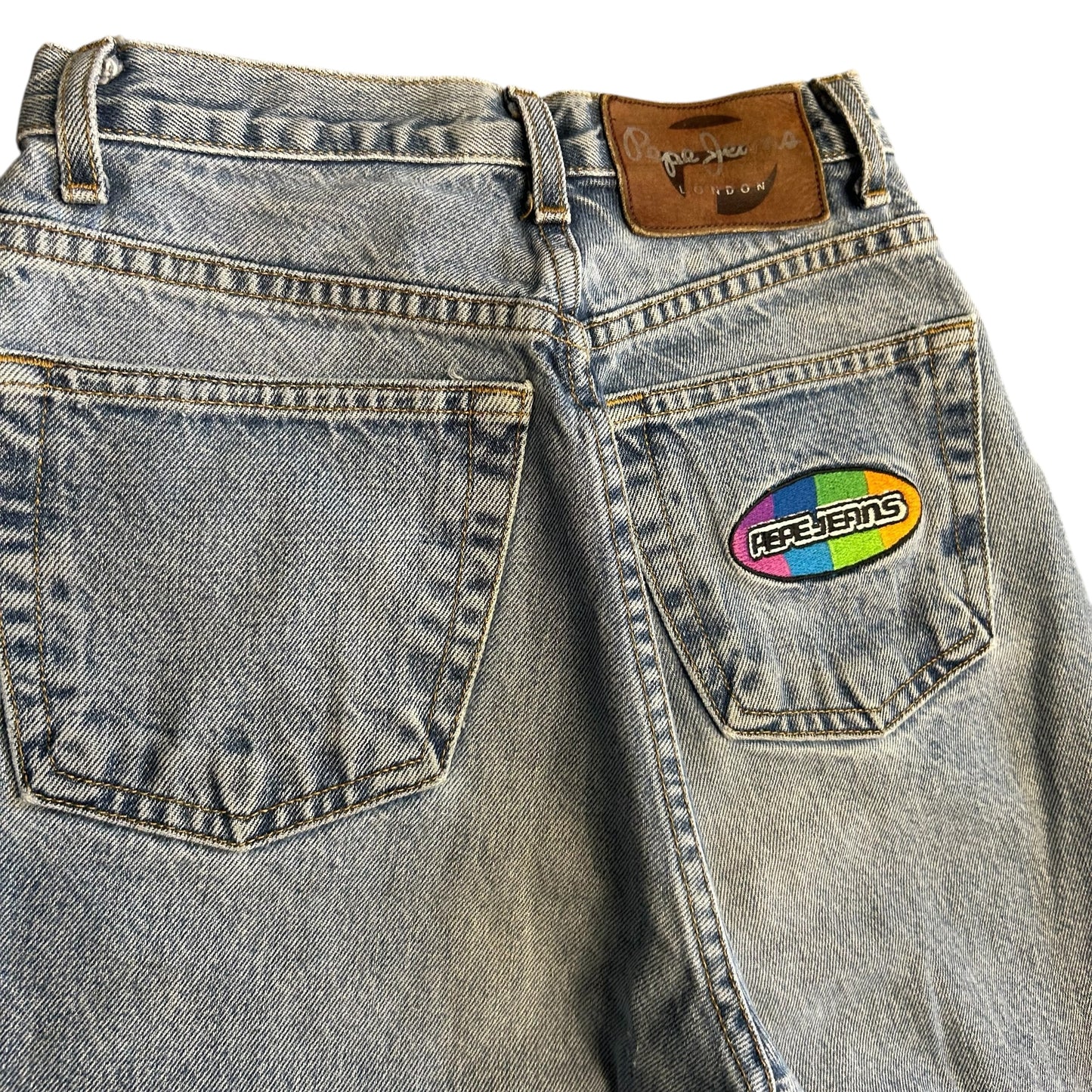 Vintage Women’s Pepe Embroidered Jeans
