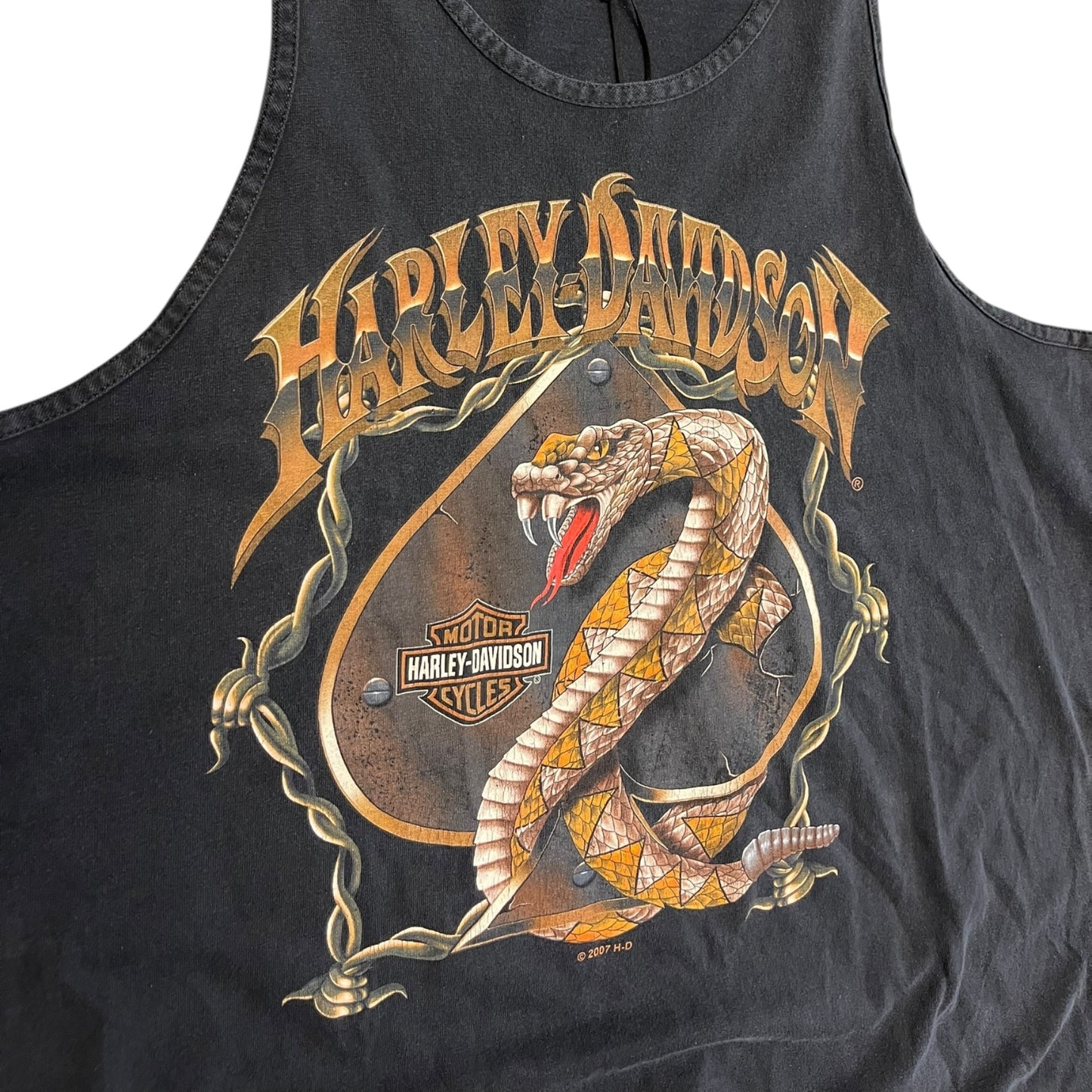 Y2K Harley Davidson Snake Tank Top