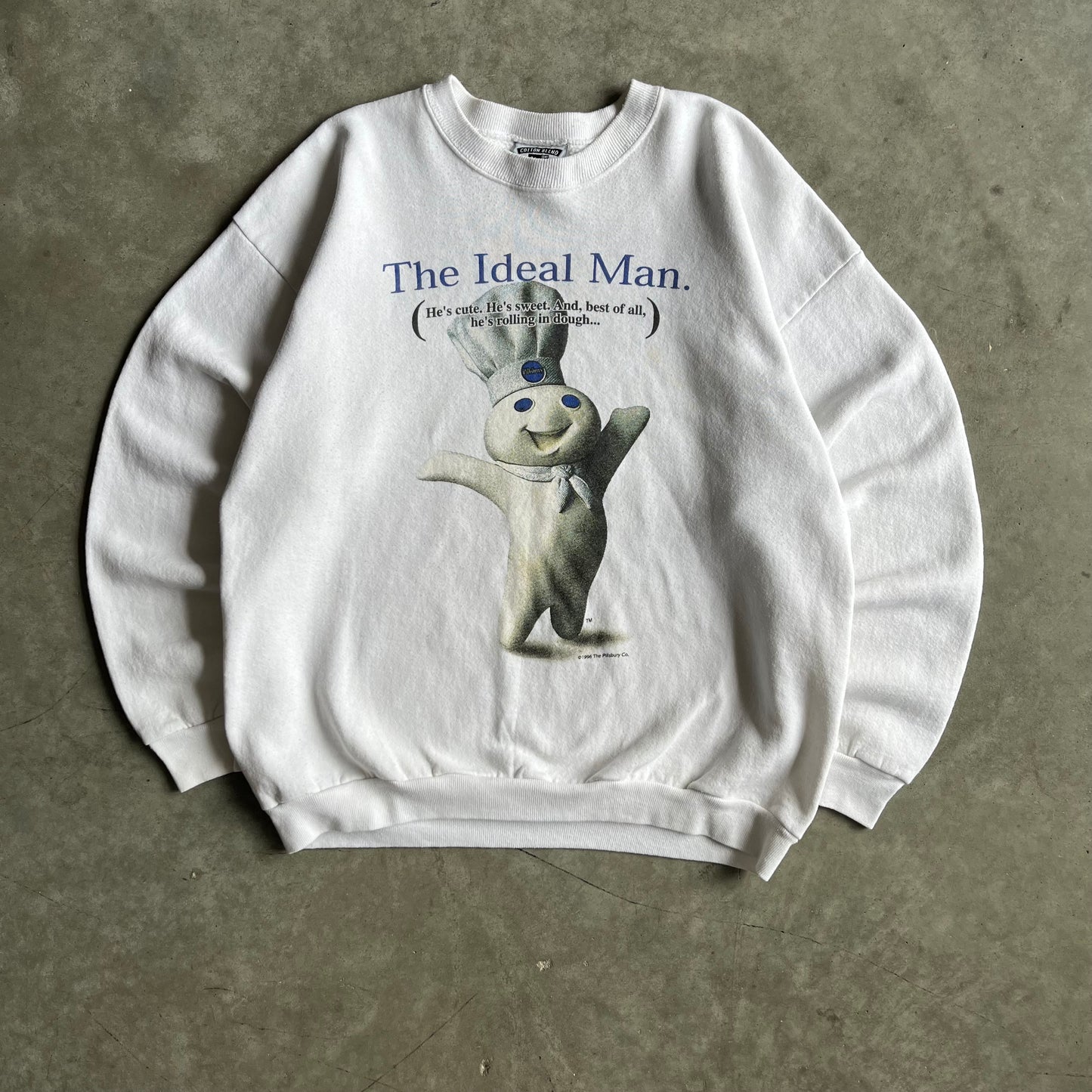 Vintage Pillsbury Doughboy ‘The Ideal Man’ Sweatshirt