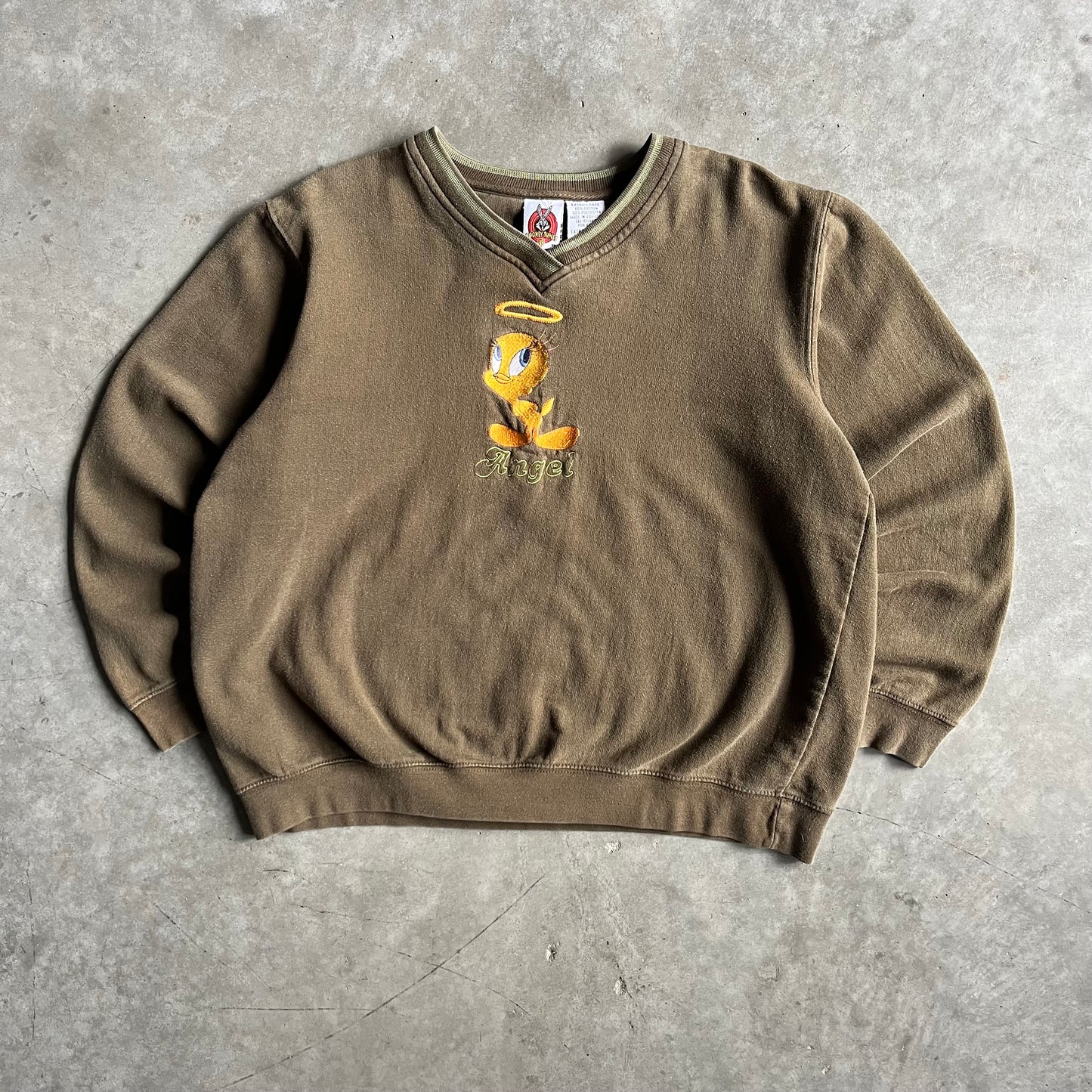 Women’s Looney Tunes Tweety Bird ‘Angel’ Crewneck