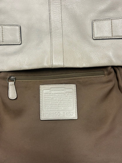 Coach Y2K White Leather Soho Buckle Bag