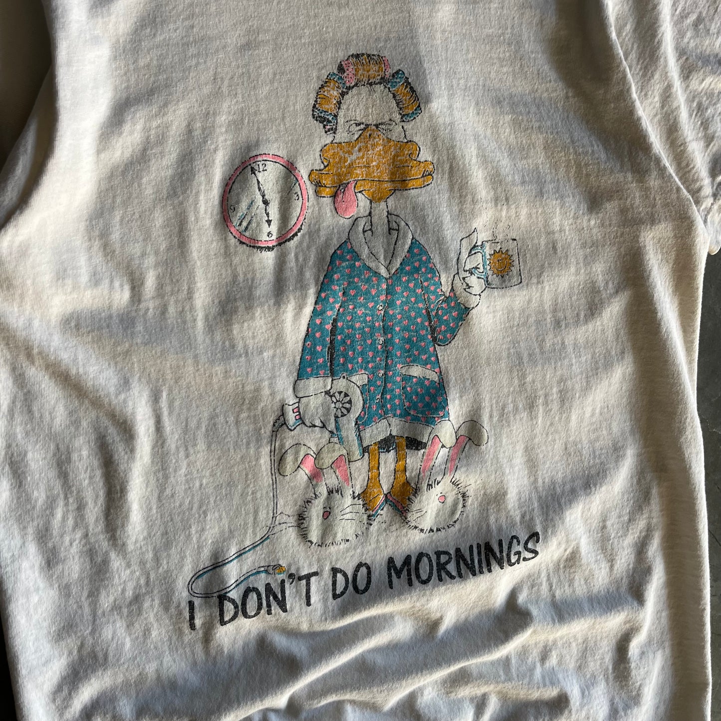 Vintage Duck Don’t Do Mornings Tee