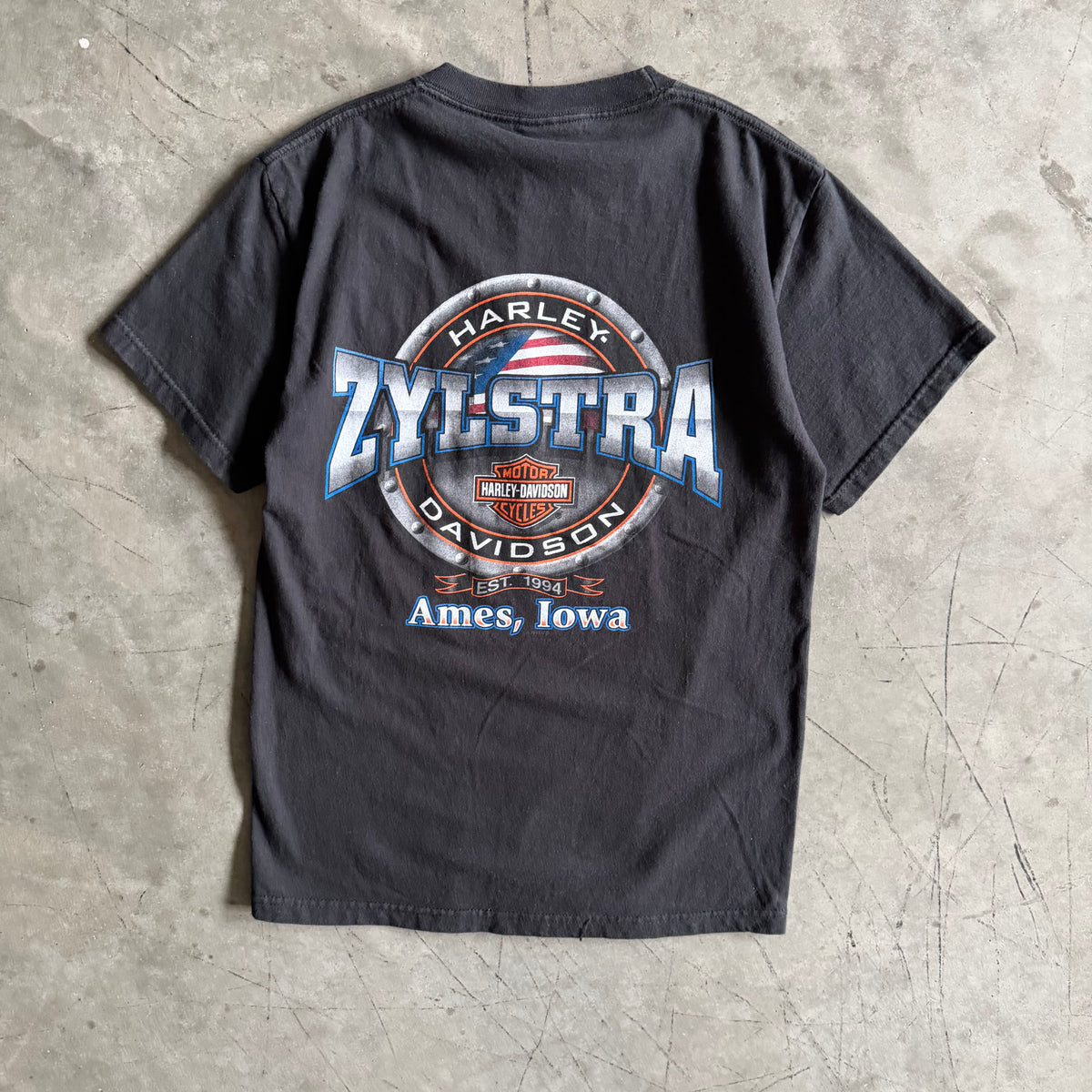Y2K Harley Davidson 96th Anniversary Engine Tee