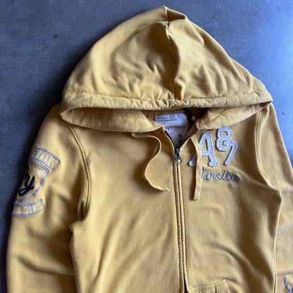 Y2K Aeropostale Varsity Yellow Zip-Up