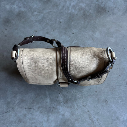 Y2K Coach Chelsea Field Bag Ivory