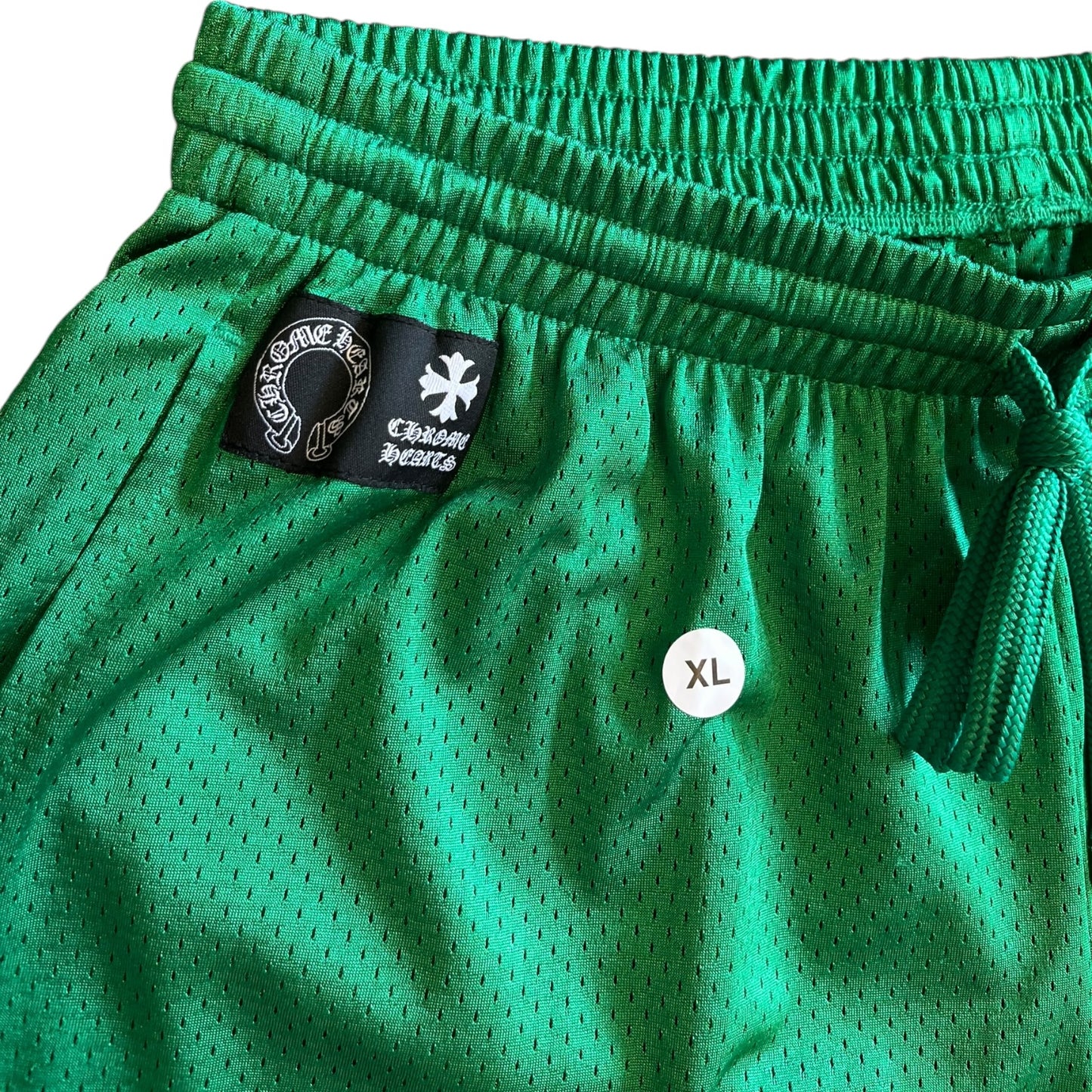 Chrome Hearts Varsity Mesh Shorts Green