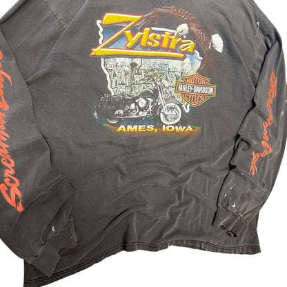 Vintage Harley Davidson Screaming Eagle Long Sleeve Tee