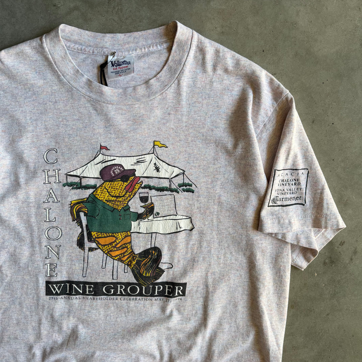 Vintage Wine Grouper Comedy T Shirt