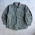 Carhartt Plaid Lined Green Chore Shirt