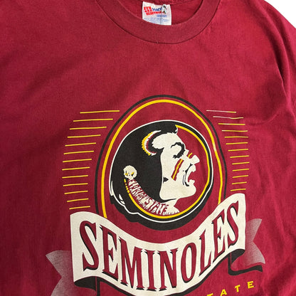 Vintage Florida State Seminoles Logo Banner Tee