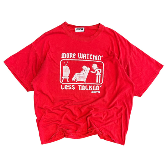 Vintage ESPN ‘More Watchin, Less Talkin’ Tee