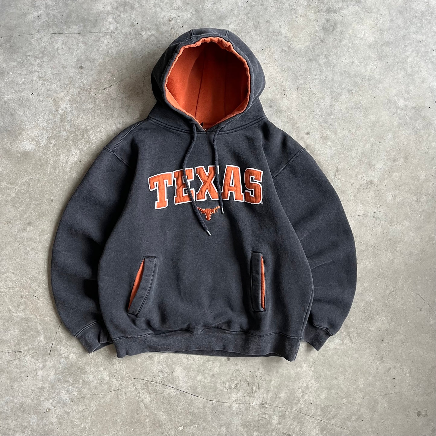 Y2K Champs Texas Grey Hoodie Sweatshirt