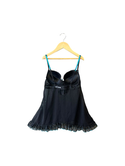 Women’s Sophie Black/Blue Babydoll Camisole