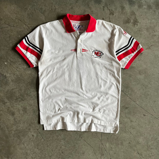 Vintage Logo Athletic Kansas City Chiefs Diamond Polo Shirt
