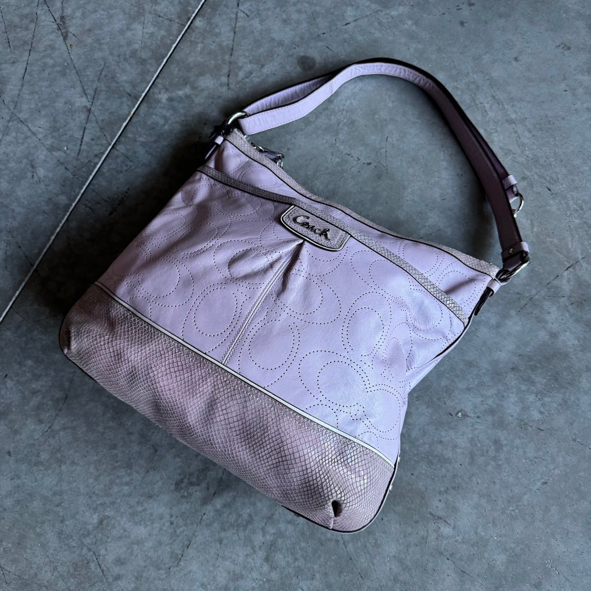 Coach Lilac Elevated Duffle Bag