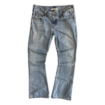 Women’s Y2K Abercrombie Low Rise Flair Light Wash Jeans