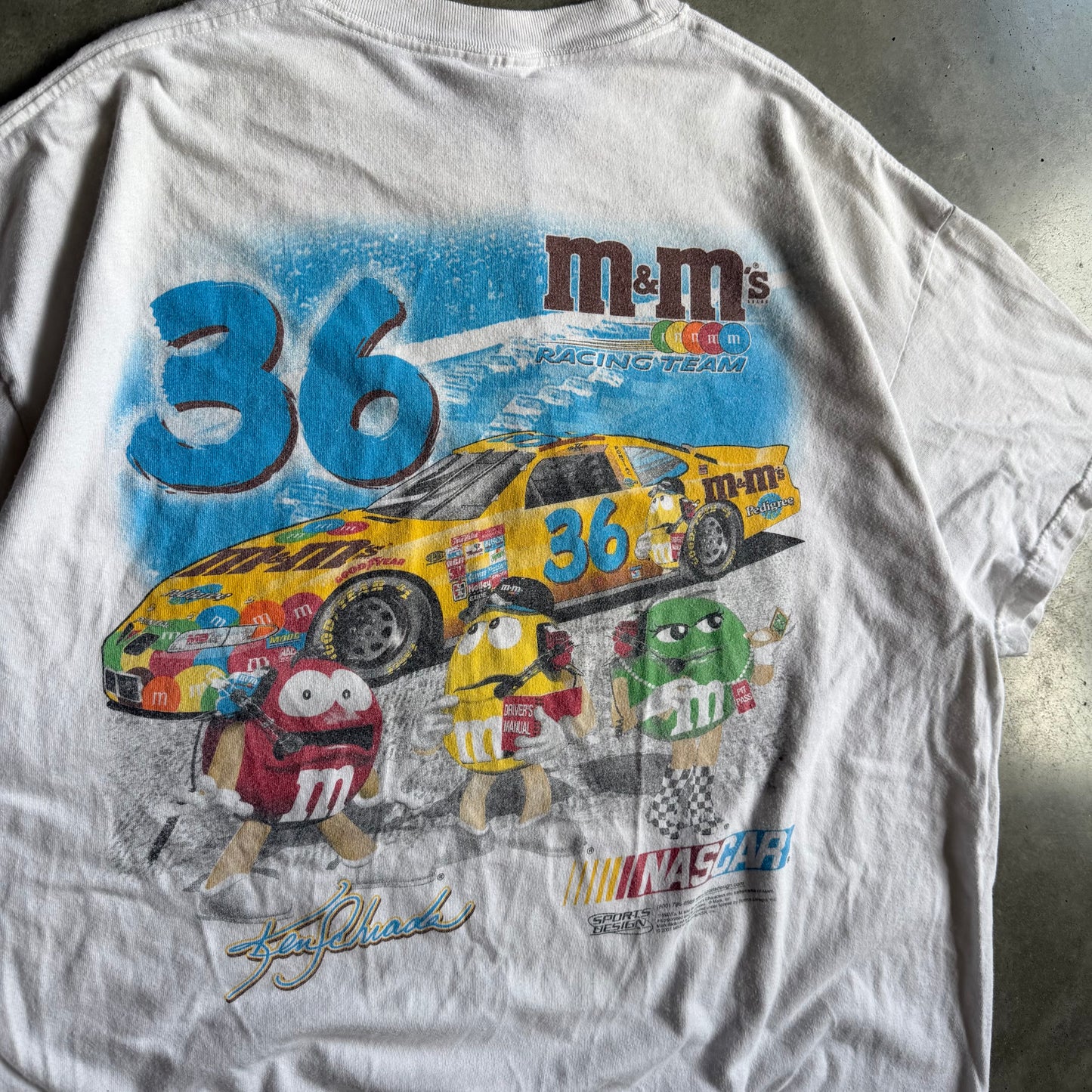 Vintage M&M's Racing Team #36 Car Tee