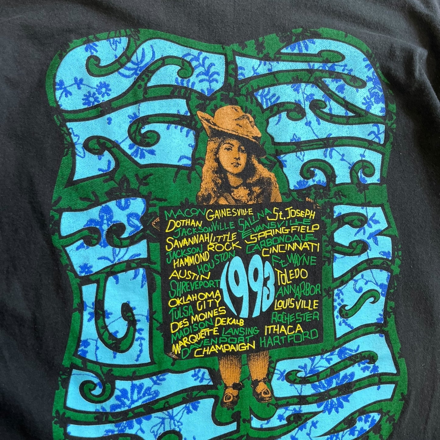 Vintage The Black Crowes 1993 Tour T Shirt