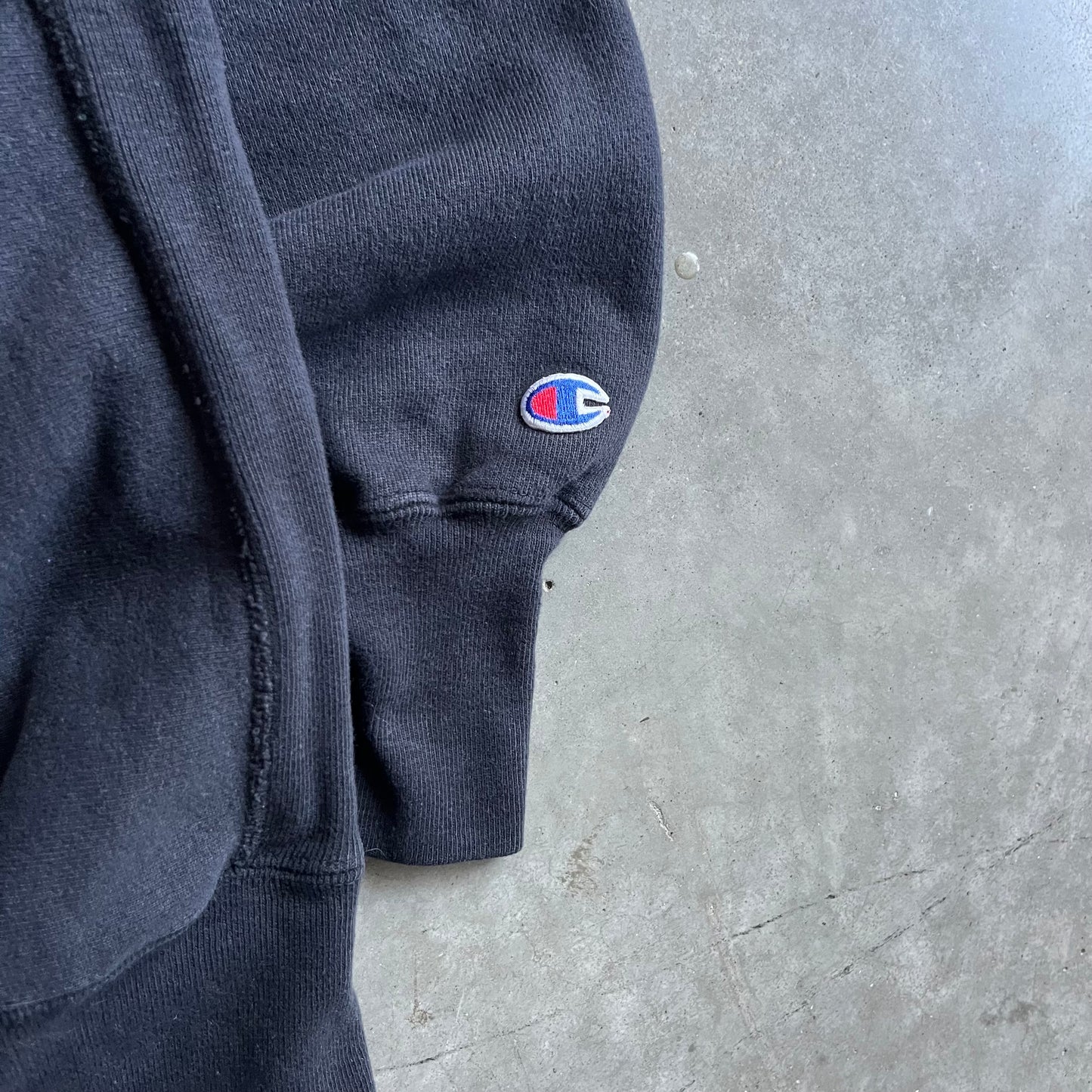 Vintage Black Champion Reverse Weave EAE Sweatshirt