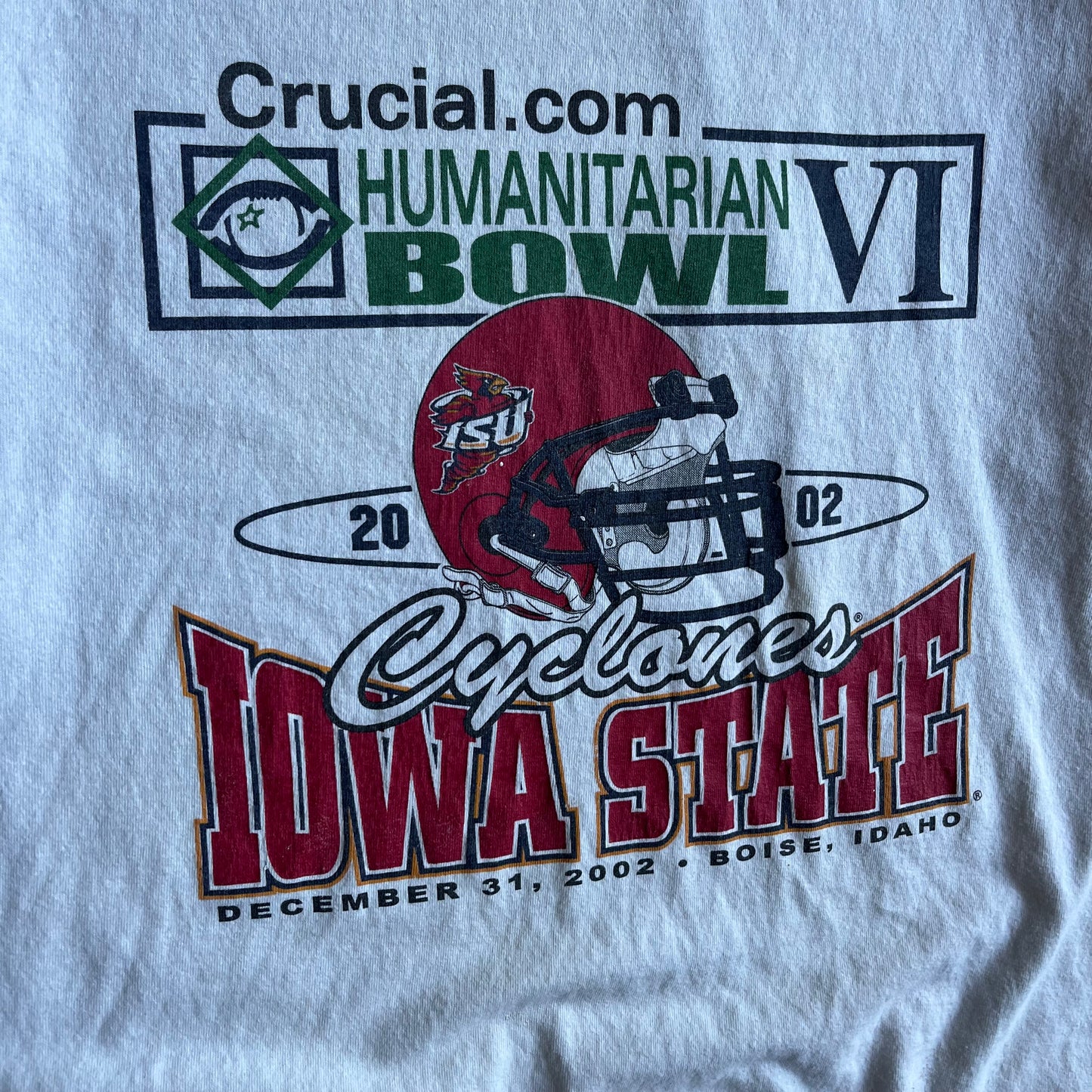 Vintage ‘02 Iowa State Humanitarian Bowl Tee