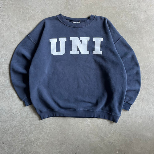 Vintage UNI Fleece Lined Spell Out Sweatshirt