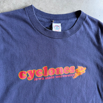 Y2K Iowa State Cyclones Bubble Spell-Out Tee