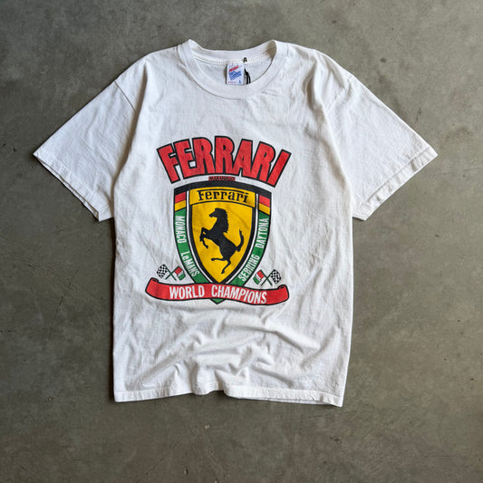 Vintage 90s Ferrari World Champions F1 Grand Prix T Shirt