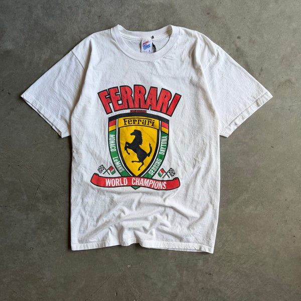 Vintage 90s Ferrari World Champions F1 Grand Prix T Shirt