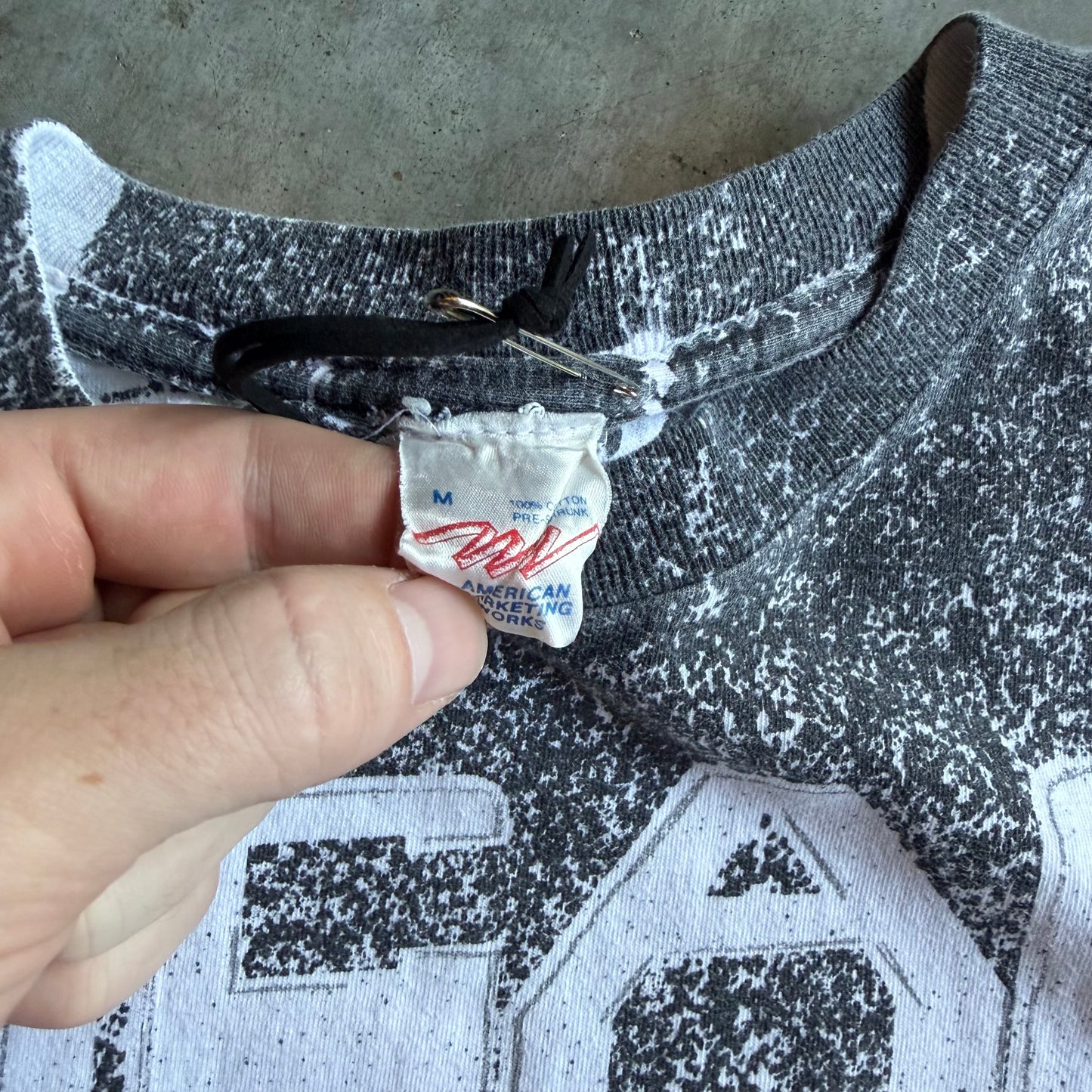 Vintage 1991 Chicago White Sox AOP Baseball Tee