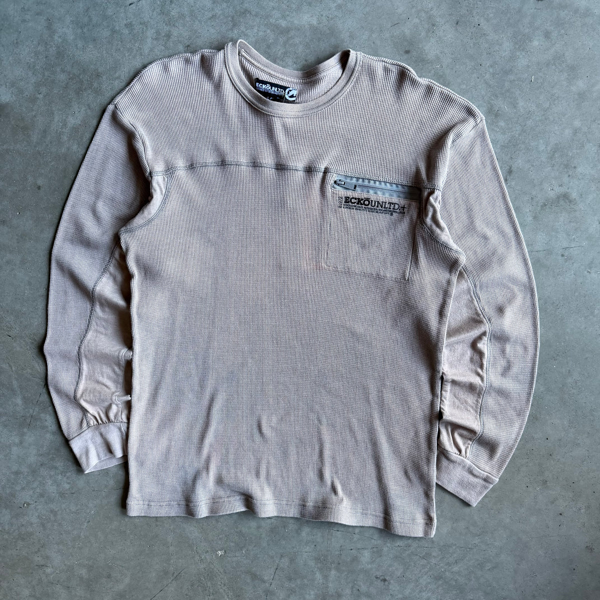 Y2K Eckō Unlimited+ Tan Chest Pocket Thermal