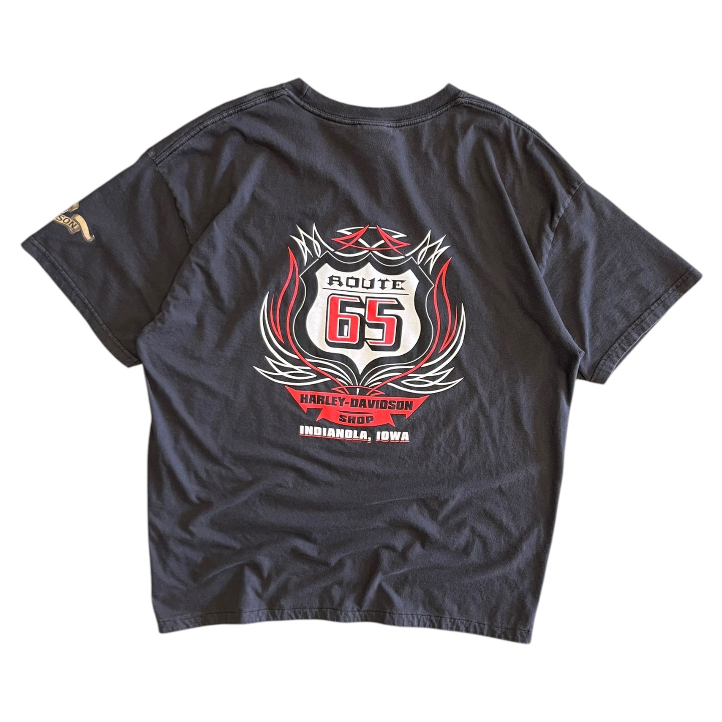 Y2K Indianola Harley Davidson Ride With Pride Black Tee