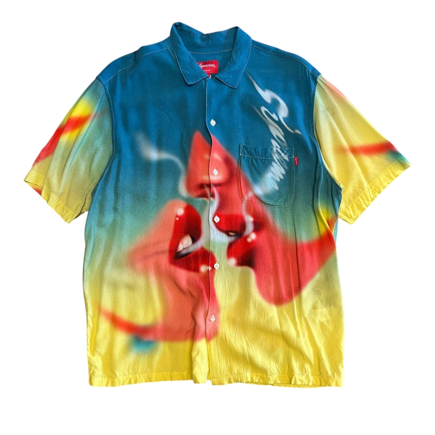 SS20 Supreme Blow Back Rayon Shirt