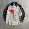 Vintage 60s/70s Perma-Neat Coca Cola Stripe Work Shirt