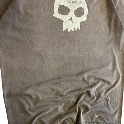 Vintage Zero Skateboards Skull Fader T Shirt