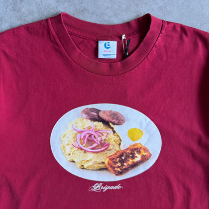 Brigade Mangú Los Tres Golpes Tee - Maroon