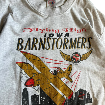 Vintage Iowa Barnstormers Flying High Graphic Tee