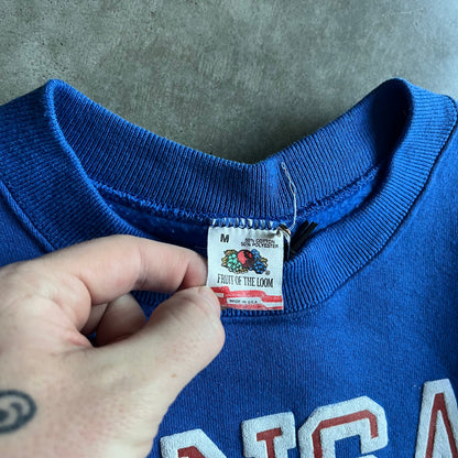Vintage University Of Kansas Mascot Multi-Print Sweatshirt