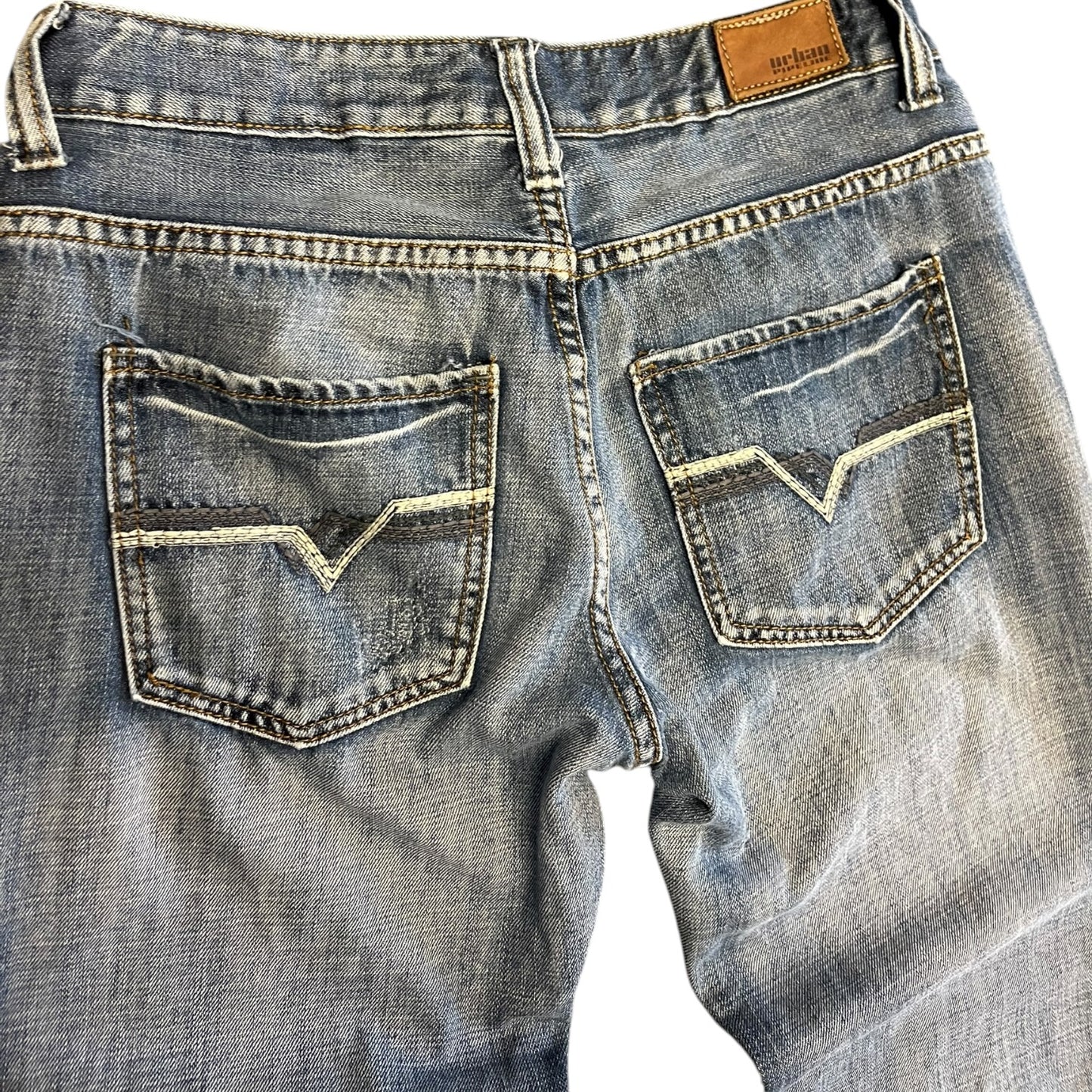 Y2K Urban Pipeline Relaxed Bootcut Jeans