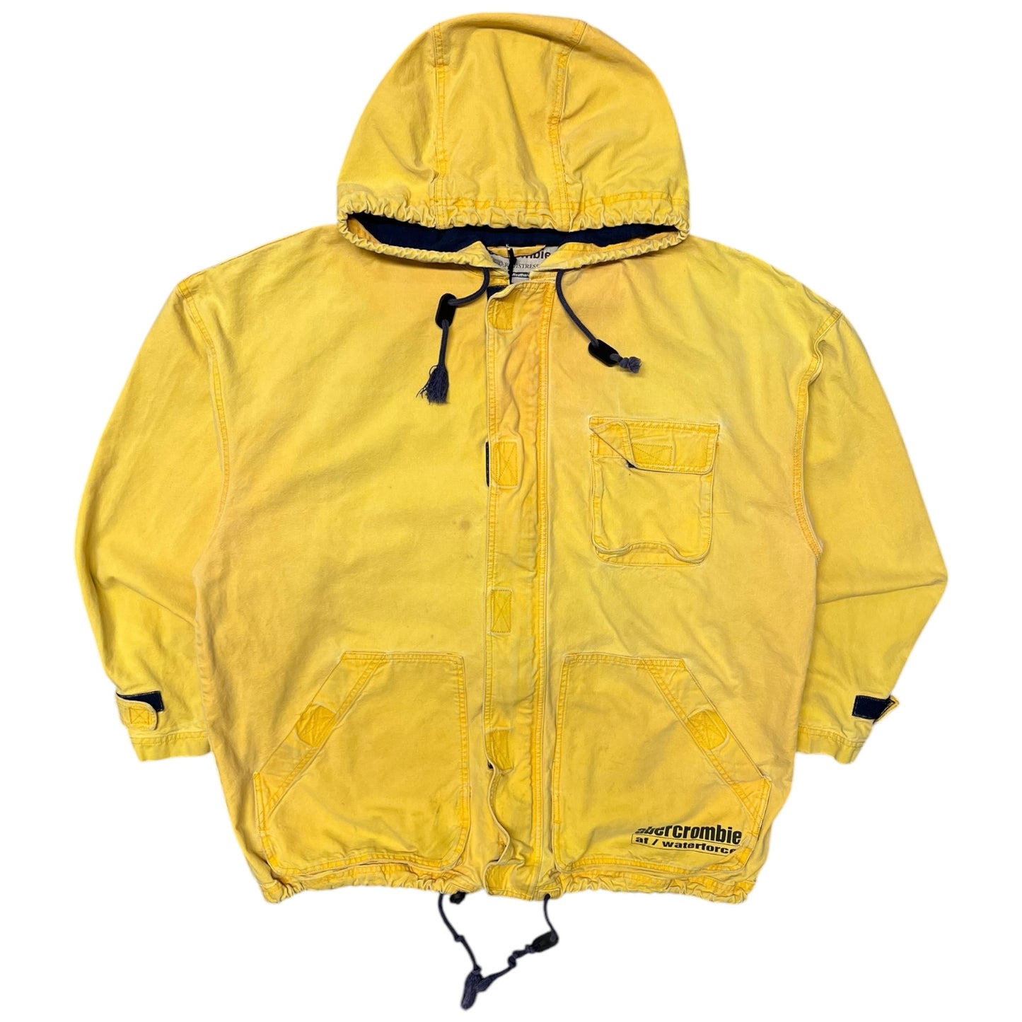 Vintage Abercrombie Water force Yellow Jacket