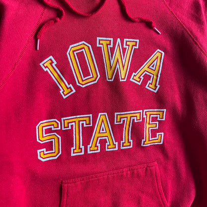 Vintage Iowa State Yellow & White Raglan Spell Out Sweatshirt
