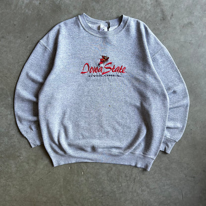 Vintage Iowa State Cyclones Small Cy Embroidered Sweatshirt