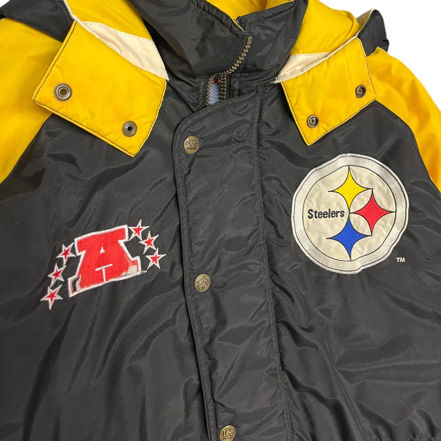 Vintage Lee Sport NFL Pittsburgh Steelers Puffer Jacket