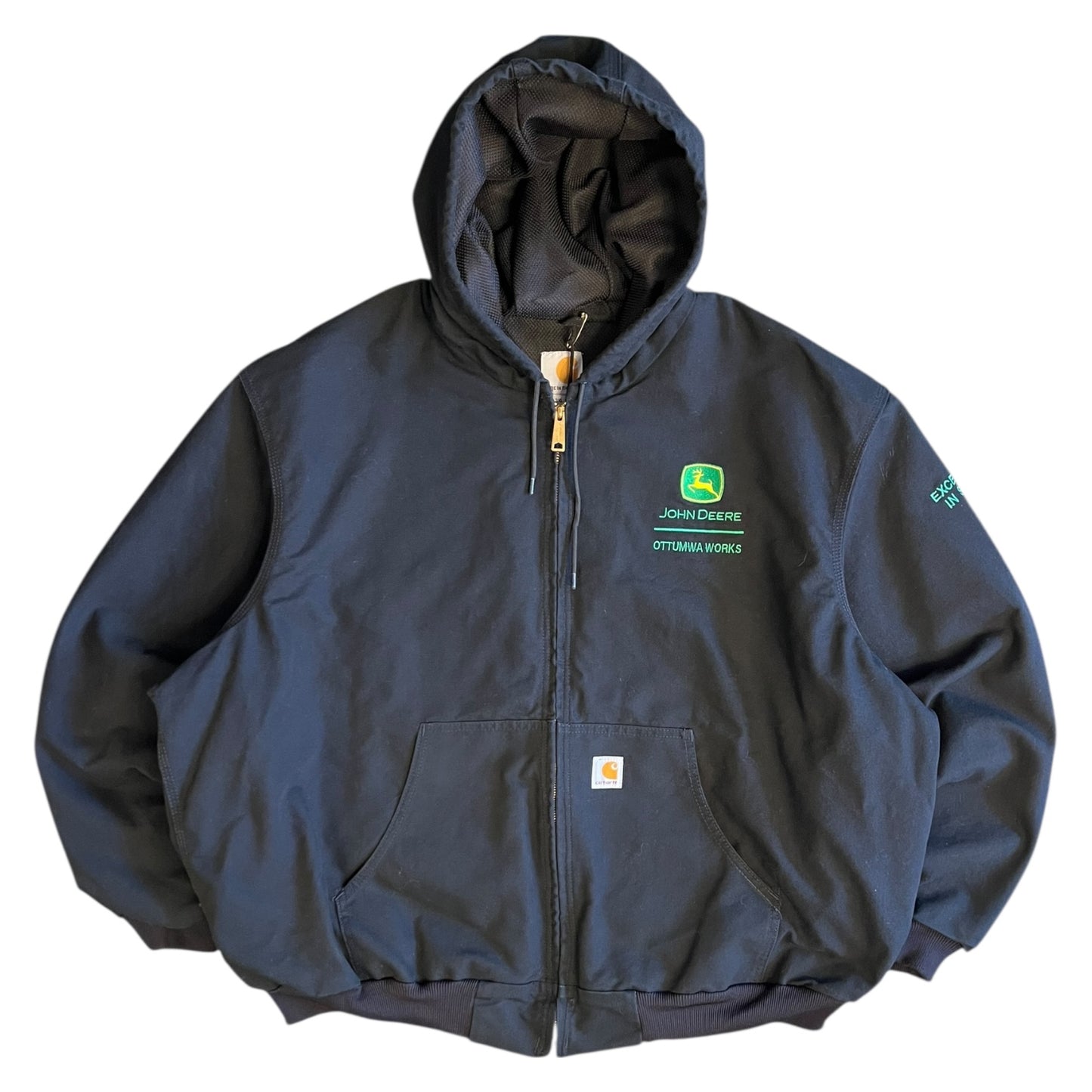 Carhartt ‘J131 BLK’ Black John Deere Active Jacket