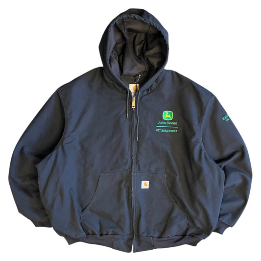 Carhartt ‘J131 BLK’ Black John Deere Active Jacket