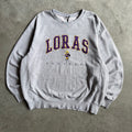 Vintage Loras University Grey Embroidered Crewneck