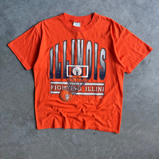 Vintage Illinois Fighting Illini Basketball T Shirt