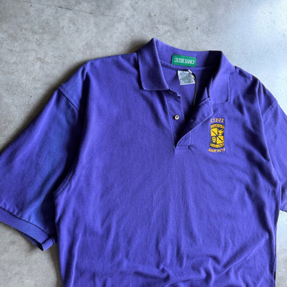 Vintage UNI Army ROTC Purple Polo